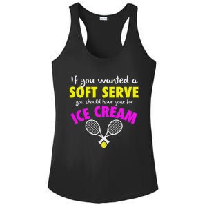 If You Wanted A Soft Serve Tennis Ladies PosiCharge Competitor Racerback Tank