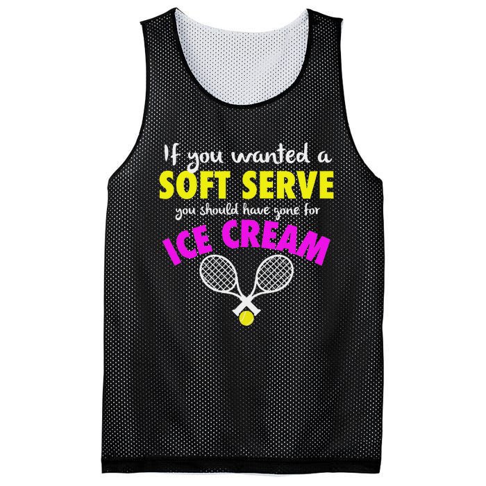 If You Wanted A Soft Serve Tennis Mesh Reversible Basketball Jersey Tank