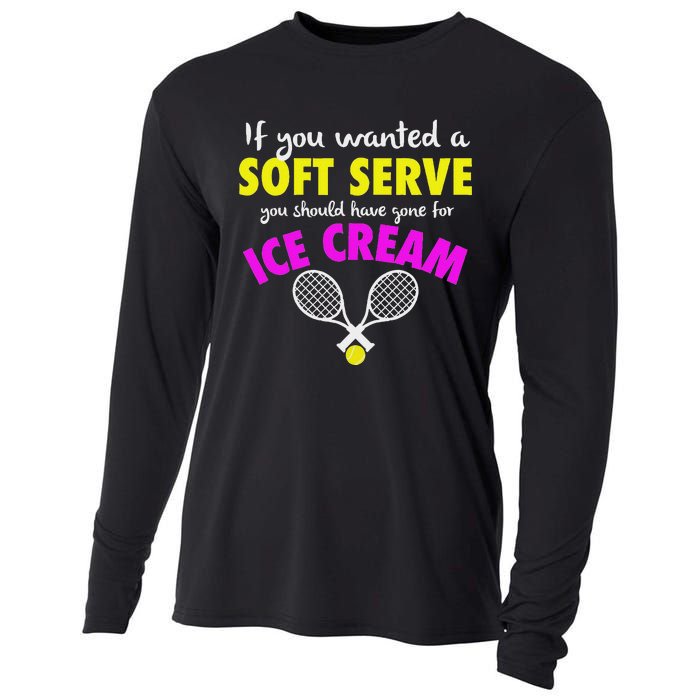 If You Wanted A Soft Serve Tennis Cooling Performance Long Sleeve Crew