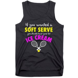 If You Wanted A Soft Serve Tennis Tank Top