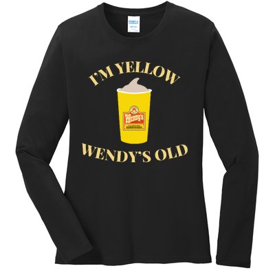 Im Yellow W.E.N.D.Y.S Old Ladies Long Sleeve Shirt