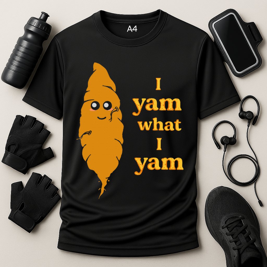 I Yam What I Yam Funny Gift Cooling Performance Crew T-Shirt