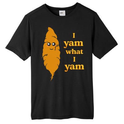 I Yam What I Yam Funny Gift Tall Fusion ChromaSoft Performance T-Shirt