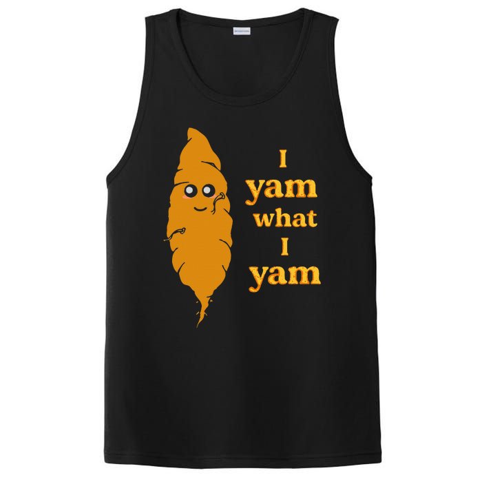 I Yam What I Yam Funny Gift PosiCharge Competitor Tank