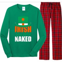 Irish You Were Naked Funny St Patricks Day Long Sleeve Pajama Set