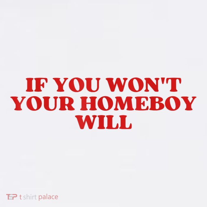 If You Wont Your Homeboy Will Cropped Pullover Crew