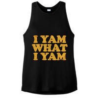 I Yam What I Yam | I'm A Bit Of A Sweetie Pie Ladies PosiCharge Tri-Blend Wicking Tank