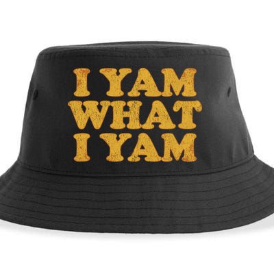 I Yam What I Yam | I'm A Bit Of A Sweetie Pie Sustainable Bucket Hat