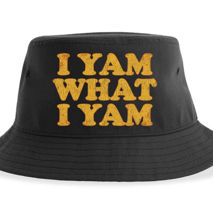 I Yam What I Yam | I'm A Bit Of A Sweetie Pie Sustainable Bucket Hat