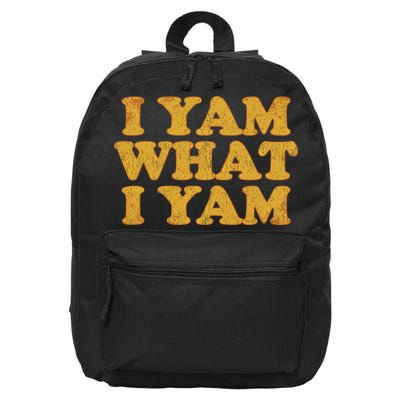 I Yam What I Yam | I'm A Bit Of A Sweetie Pie 16 in Basic Backpack