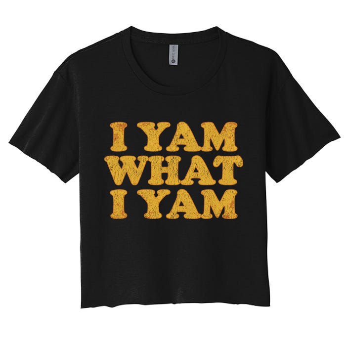 I Yam What I Yam | I'm A Bit Of A Sweetie Pie Crop Top