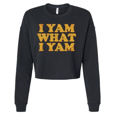 I Yam What I Yam | I'm A Bit Of A Sweetie Pie Cropped Pullover Crew