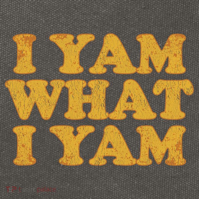 I Yam What I Yam | I'm A Bit Of A Sweetie Pie Cotton Canvas Backpack