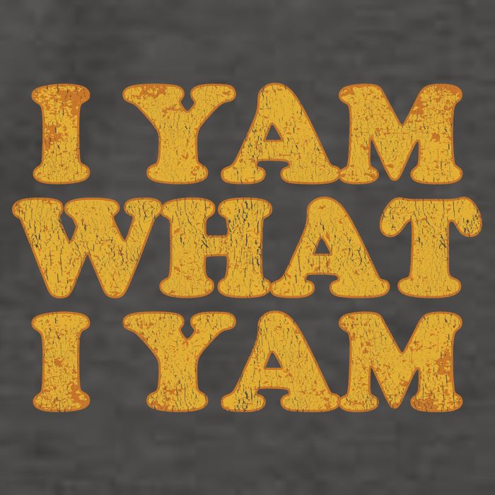 I Yam What I Yam | I'm A Bit Of A Sweetie Pie Vector Backpack