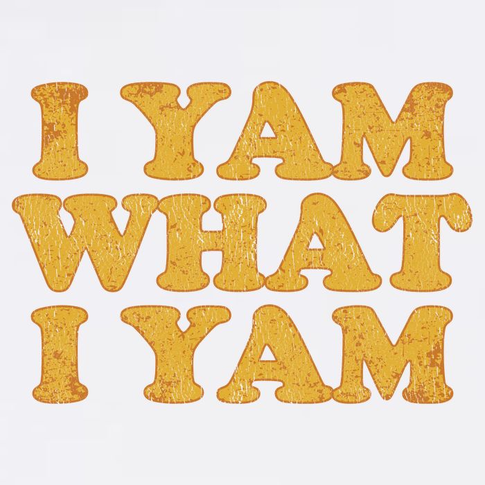 I Yam What I Yam | I'm A Bit Of A Sweetie Pie Garment-Dyed Sweatshirt