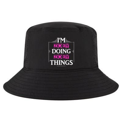 IM Zoey Doing Zoey Things Funny First Name Gift Cool Comfort Performance Bucket Hat