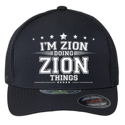 Im Zion Doing Zion Things Flexfit Unipanel Trucker Cap