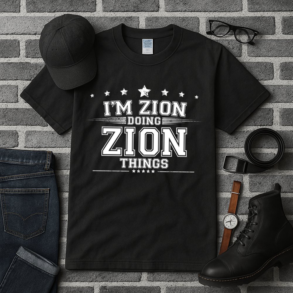 Im Zion Doing Zion Things Tall T-Shirt