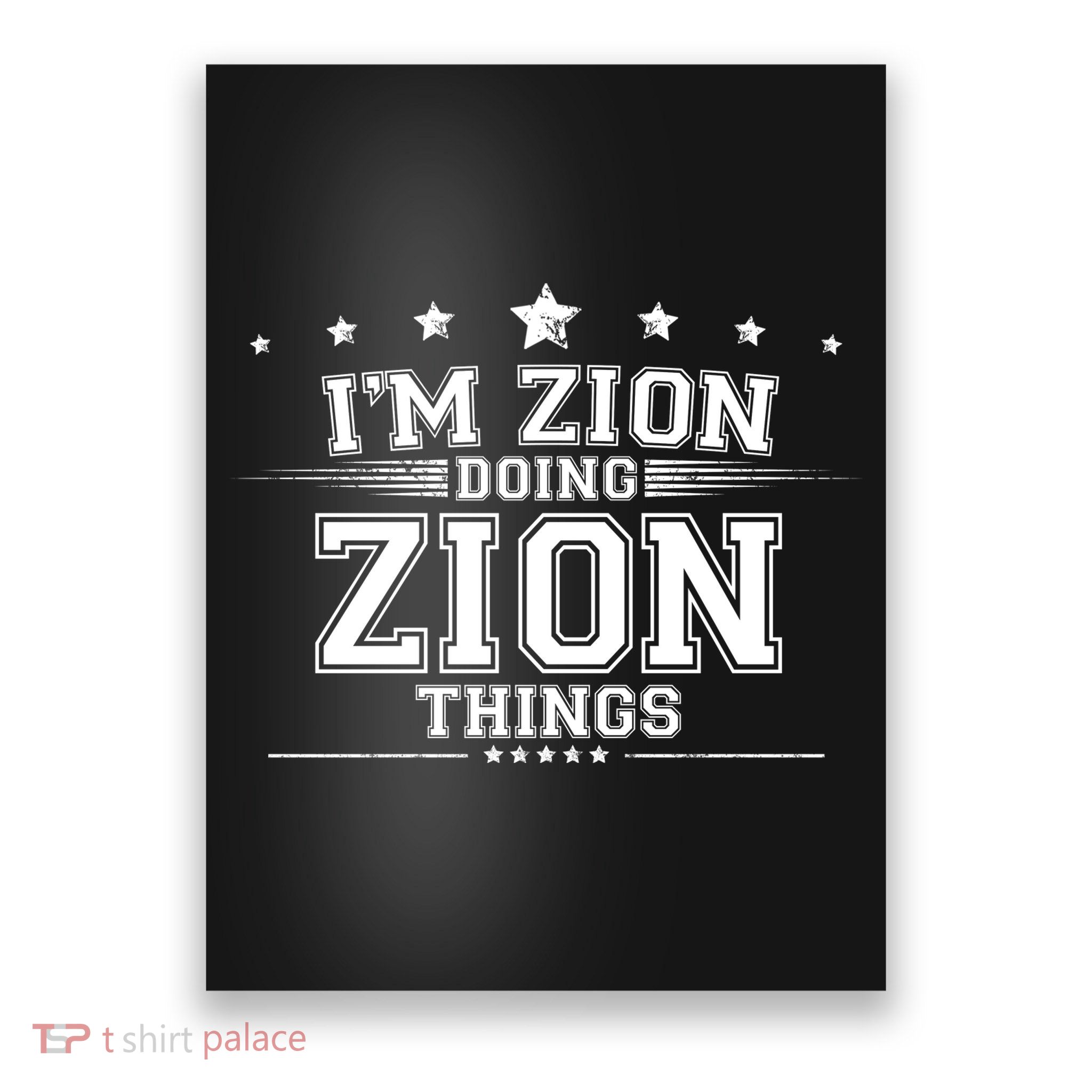 Im Zion Doing Zion Things Poster