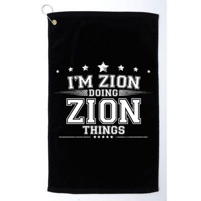 Im Zion Doing Zion Things Golf Towel