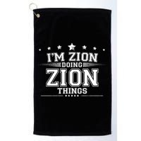Im Zion Doing Zion Things Golf Towel