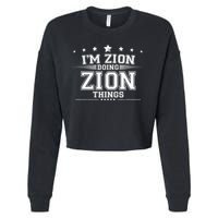 Im Zion Doing Zion Things Cropped Pullover Crew