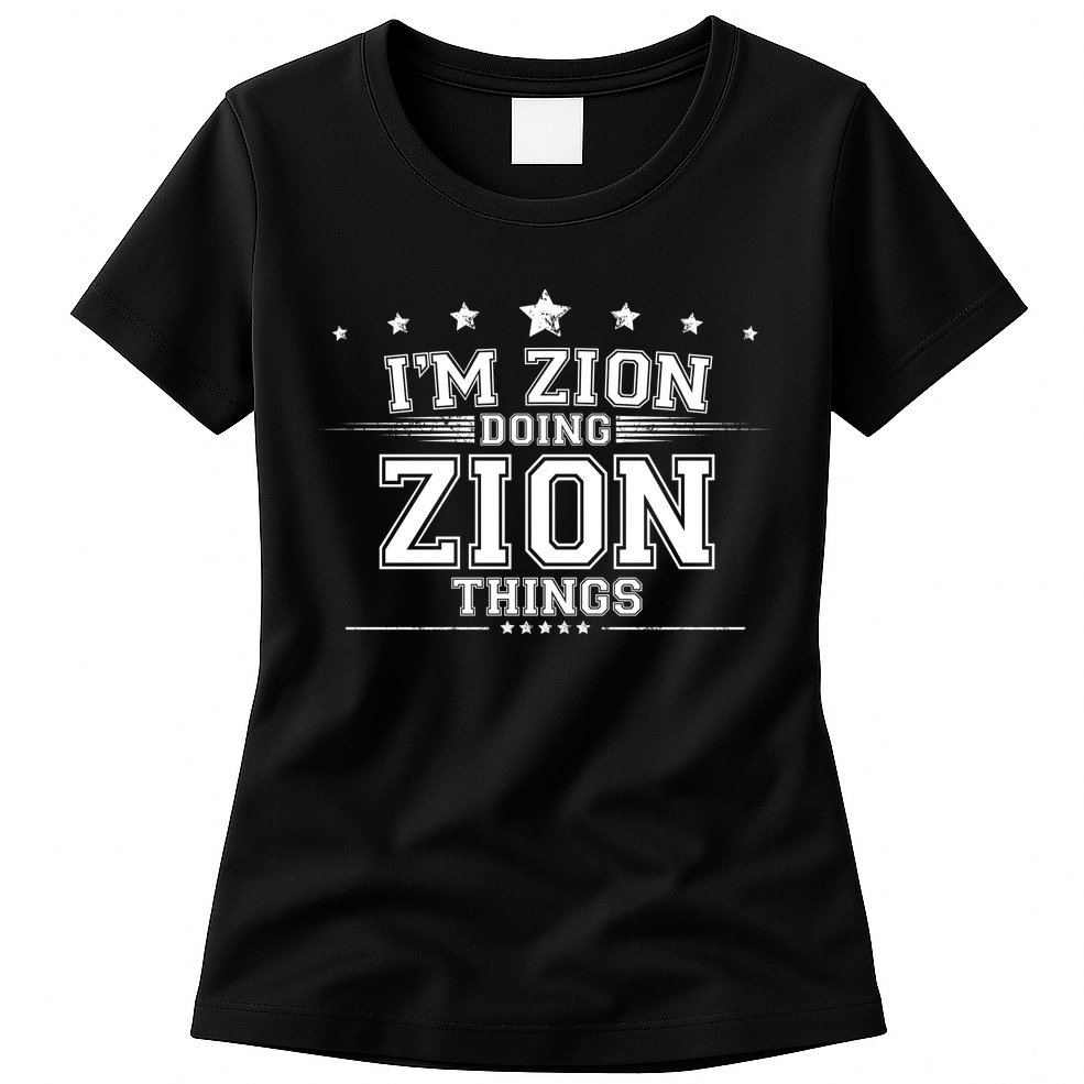Im Zion Doing Zion Things Womens T-Shirt