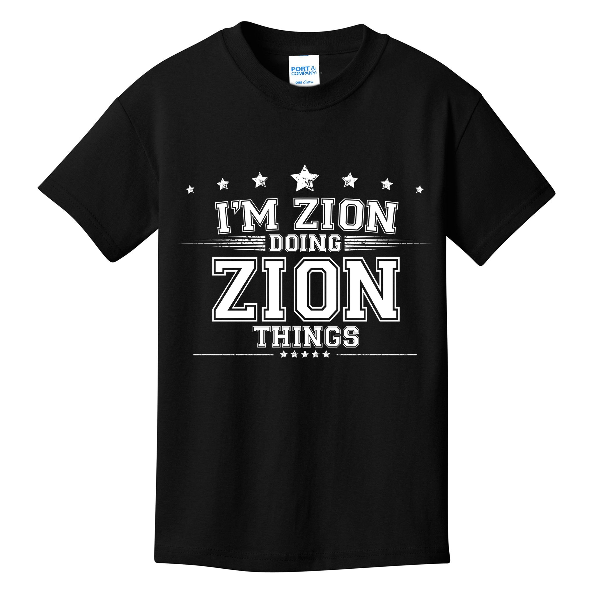 Im Zion Doing Zion Things Kids T-Shirt