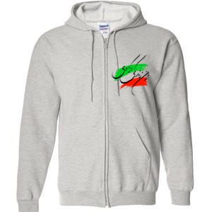 Iran Zan Zendegi Azadi Persian Woman Life Freedom Full Zip Hoodie