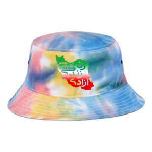 Iran Zan Zendegi Azadi Persian Woman Life Freedom Design Tie Dye Newport Bucket Hat