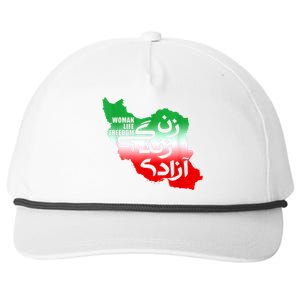 Iran Zan Zendegi Azadi Persian Woman Life Freedom Design Snapback Five-Panel Rope Hat