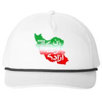 Iran Zan Zendegi Azadi Persian Woman Life Freedom Design Snapback Five-Panel Rope Hat