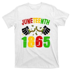 Juneteenth 19th 1865 Pride Black African American T-Shirt