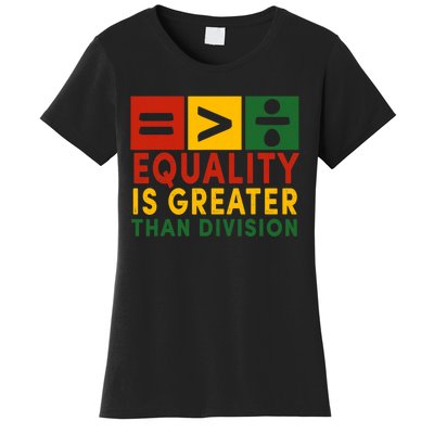 June 19th 1865 Equality Is Greater Than Division Women's T-Shirt