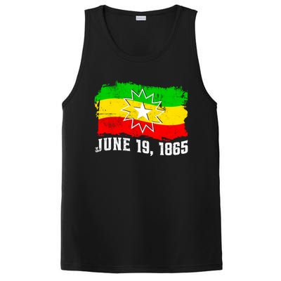 June 19 1865 Juneteenth Flag Black Freedom Black History Great Gift PosiCharge Competitor Tank