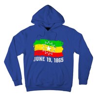 June 19 1865 Juneteenth Flag Black Freedom Black History Great Gift Hoodie