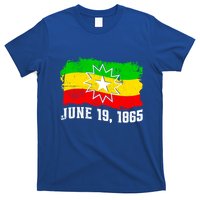 June 19 1865 Juneteenth Flag Black Freedom Black History Great Gift T-Shirt