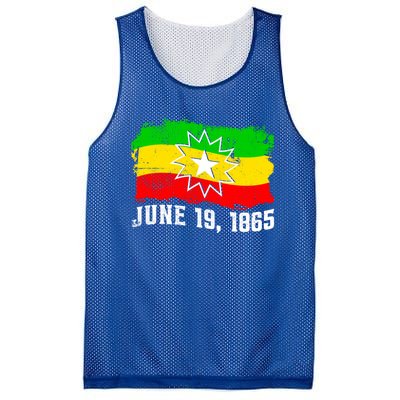 June 19 1865 Juneteenth Flag Black Freedom Black History Great Gift Mesh Reversible Basketball Jersey Tank