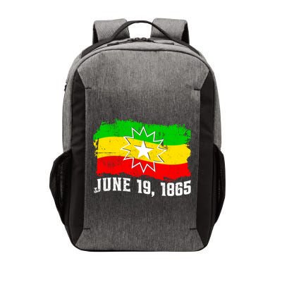 June 19 1865 Juneteenth Flag Black Freedom Black History Great Gift Vector Backpack