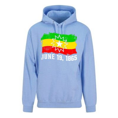 June 19 1865 Juneteenth Flag Black Freedom Black History Great Gift Unisex Surf Hoodie