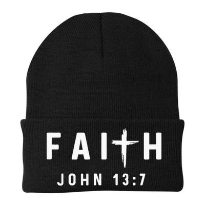 John 137 13 7 Faith God Jesus Religious Christian Beanie