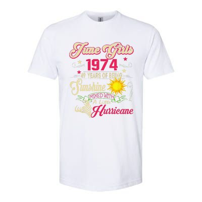 June 1974 1974th Birthday June 1974 49 Years Old Softstyle® CVC T-Shirt