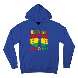 June 19th 1865 Happy Juneteenth Freedom Day Independence Gift Hoodie