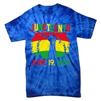 June 19th 1865 Happy Juneteenth Freedom Day Independence Gift Tie-Dye T-Shirt