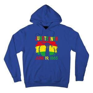 June 19th 1865 Happy Juneteenth Freedom Day Independence Gift Tall Hoodie