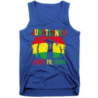 June 19th 1865 Happy Juneteenth Freedom Day Independence Gift Tank Top