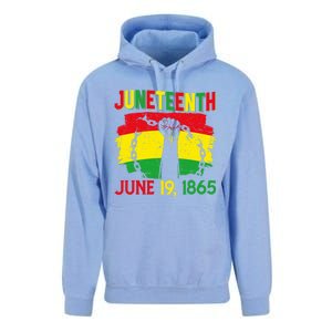 June 19th 1865 Happy Juneteenth Freedom Day Independence Gift Unisex Surf Hoodie