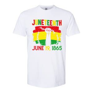 June 19th 1865 Happy Juneteenth Freedom Day Independence Gift Softstyle CVC T-Shirt