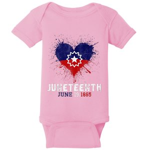 June 19 1865 Black Freedom Black History Juneteenth Baby Bodysuit