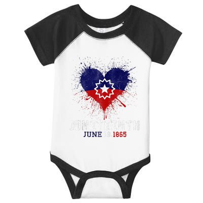 June 19 1865 Black Freedom Black History Juneteenth Infant Baby Jersey Bodysuit